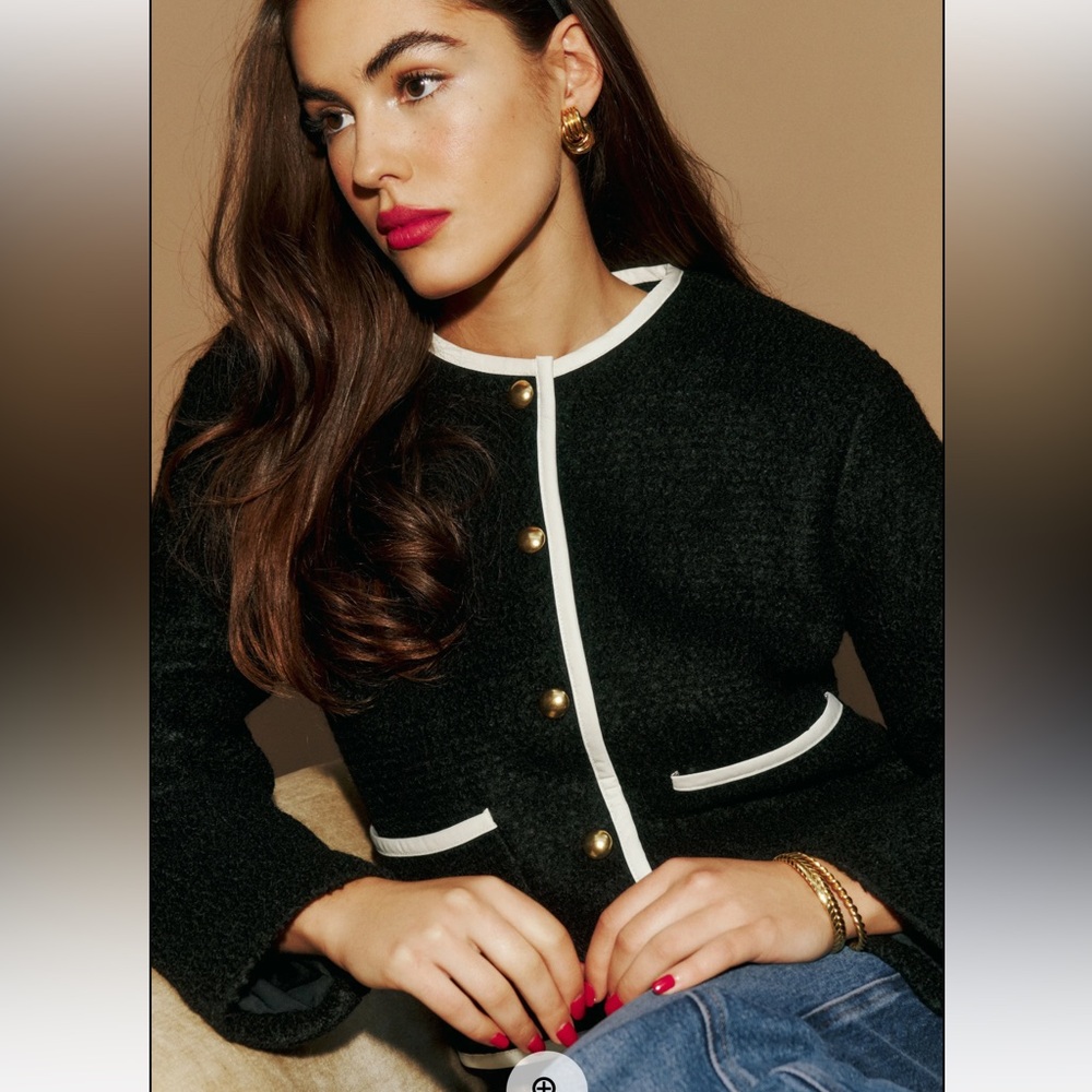 Reformation Dale Cropped Jacket